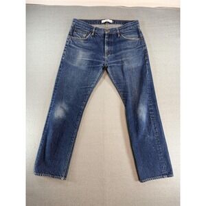 Peter Manning Jeans Mens 32x29 Medium Wash Blue Regular Straight Denim Casual